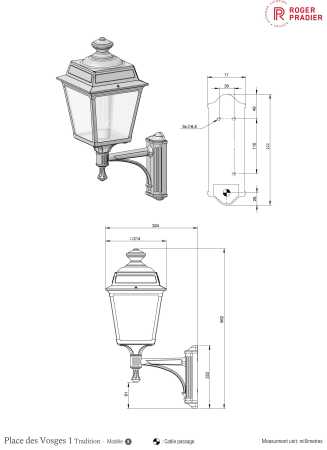 Designer Außenleuchte Wandlaterne